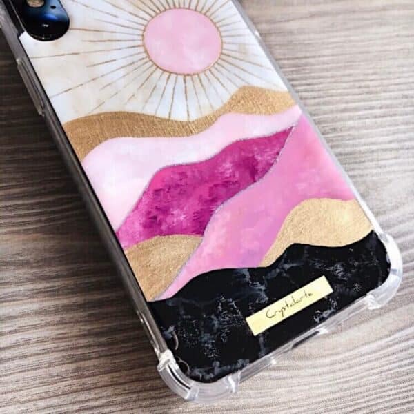 Funda acrílica iPhone diseño sabana