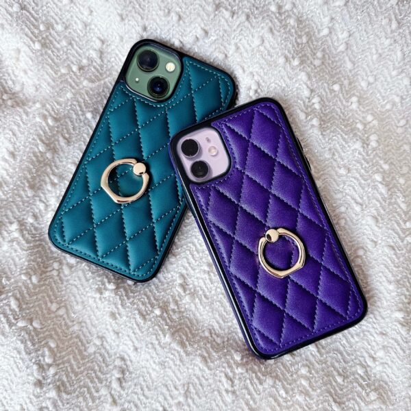 Funda turquesa anillo iPhone