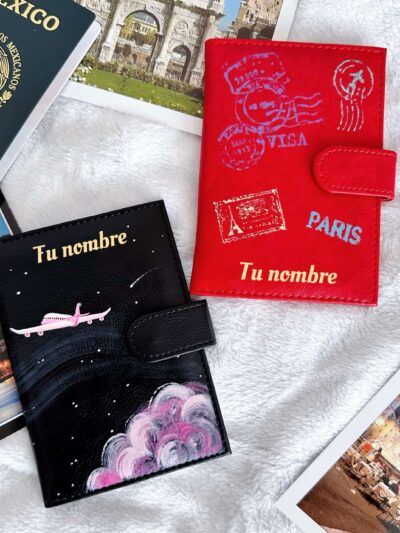 Porta Pasaporte personalizado