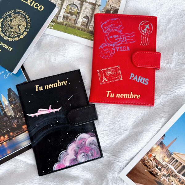 Porta Pasaporte personalizado